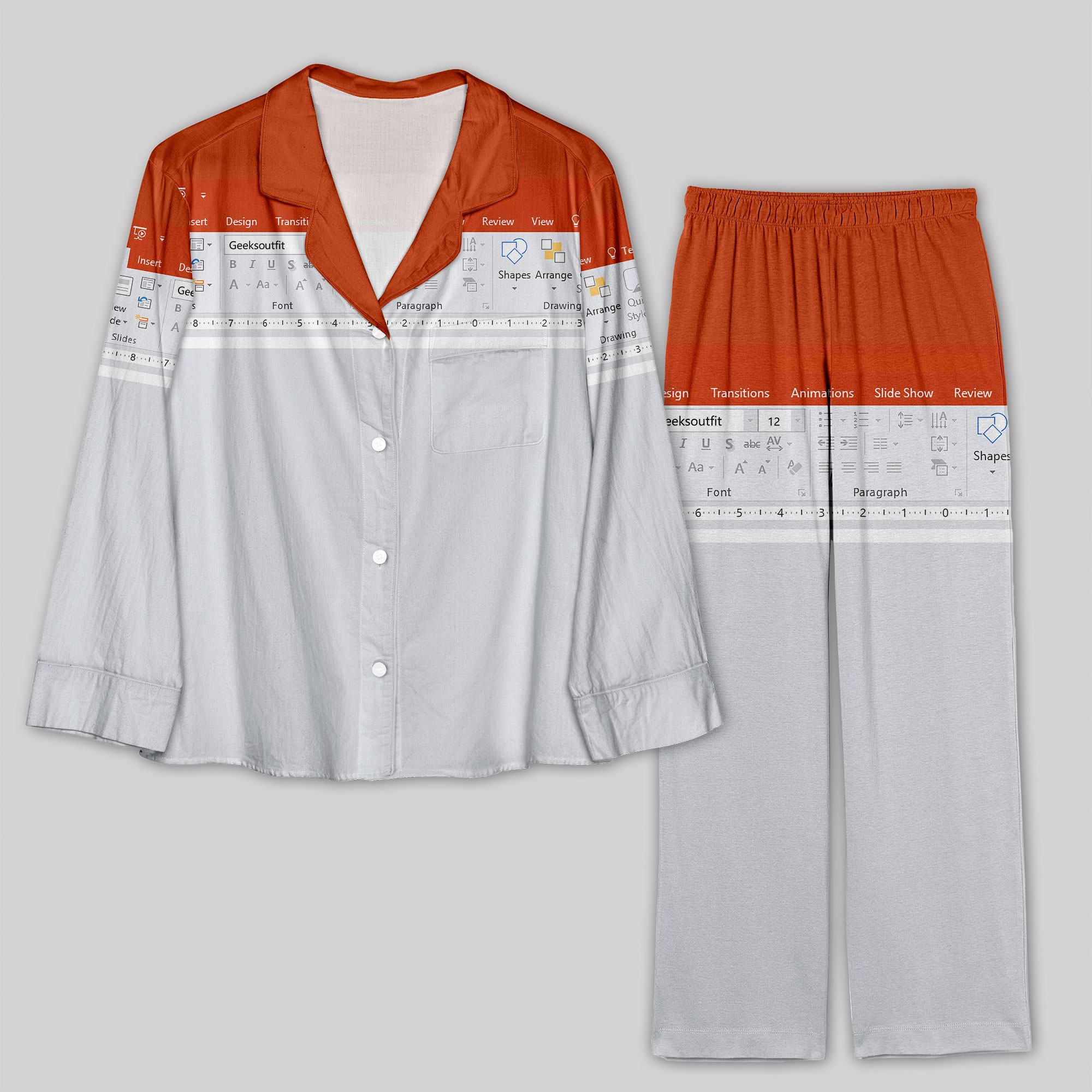 PPT Funny Work Pajama Sets