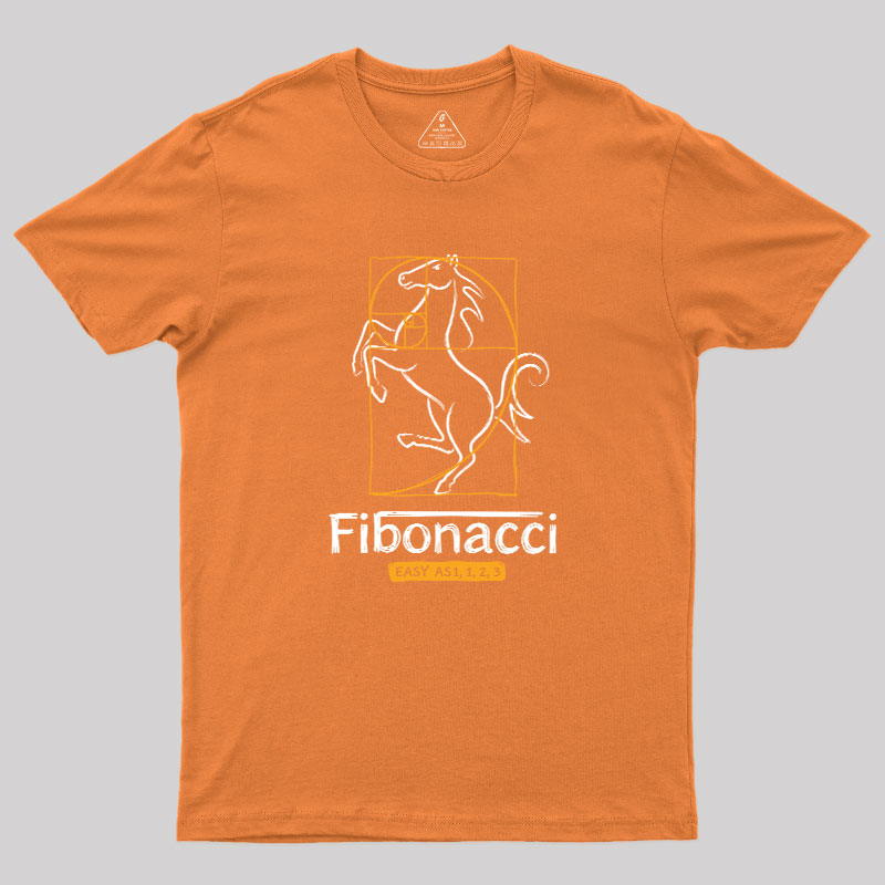Fibonacci Easy As 1123- Geek T-Shirt