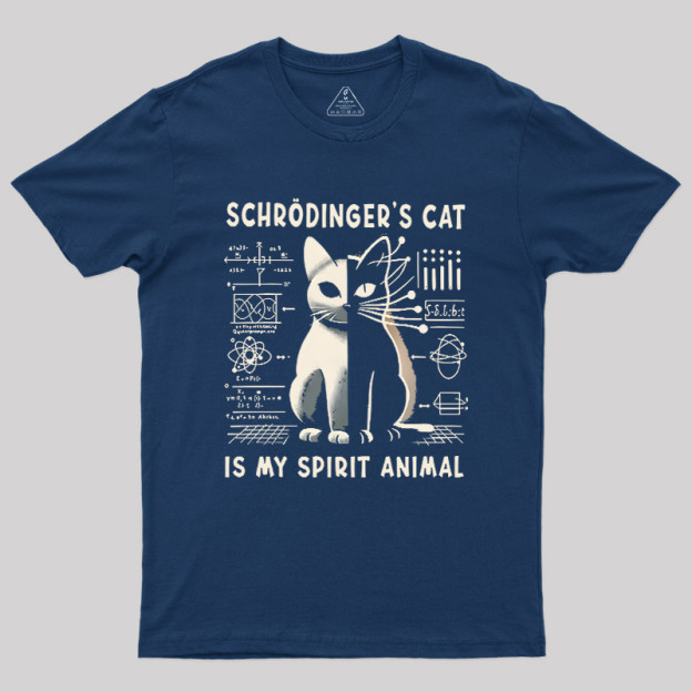 Schrodinger's Сat Science Nerd T-Shirt
