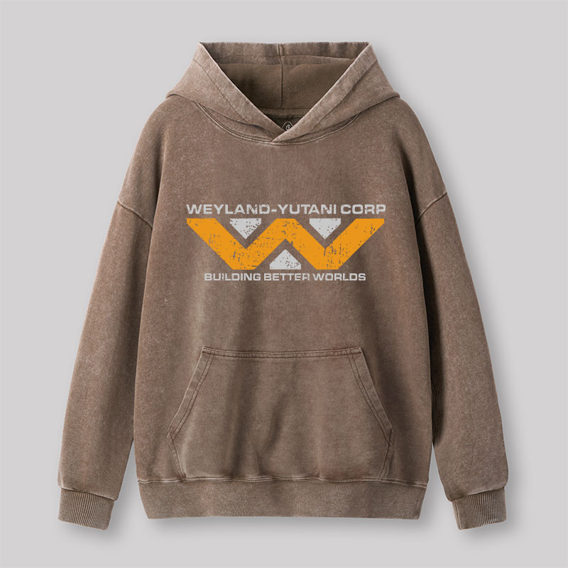 Weyland yutani Corp Washed Hoodie