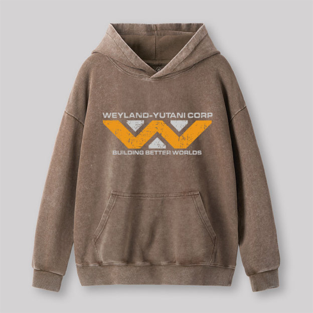 Weyland yutani Corp Washed Hoodie