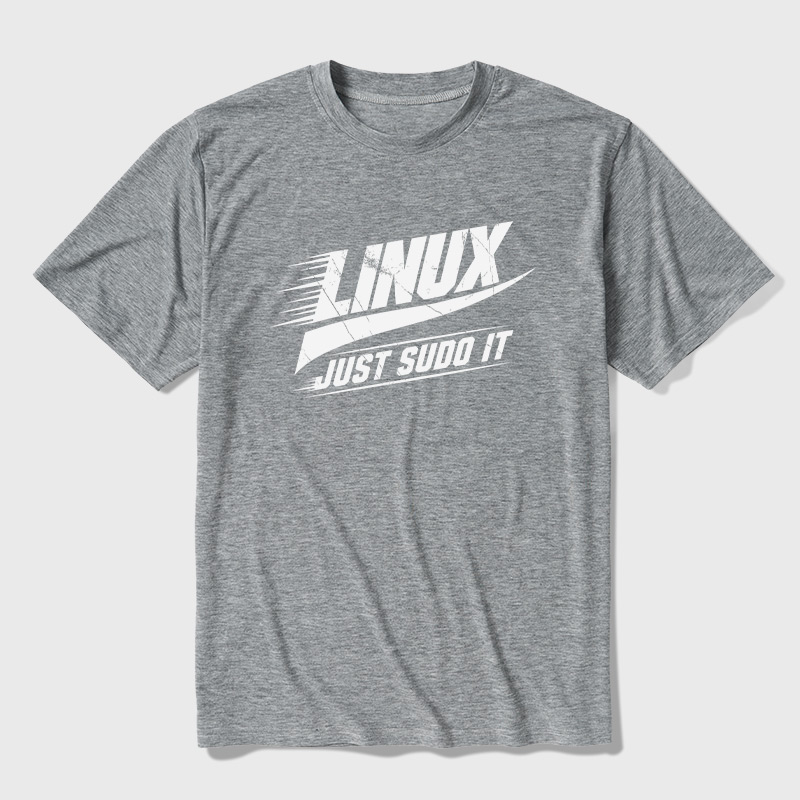 Linux Just Sudo It Ultra Soft Heather Tee