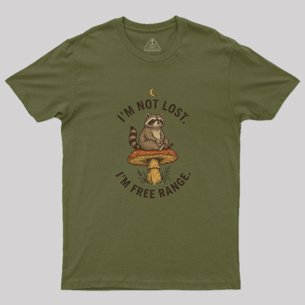 Free Range Raccoon Geek T-Shirt
