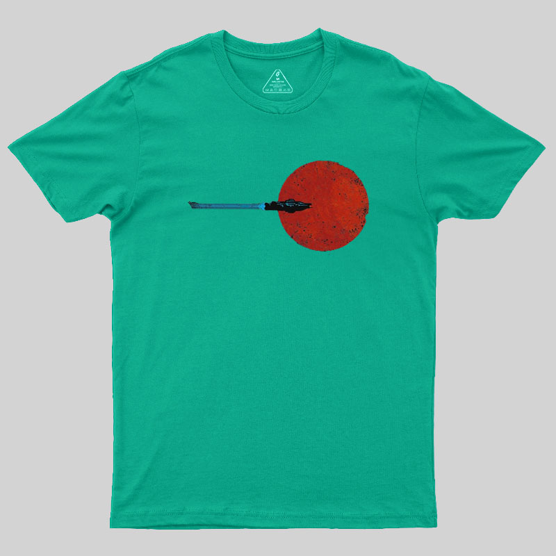 Flight Over Mars Geek T-Shirt