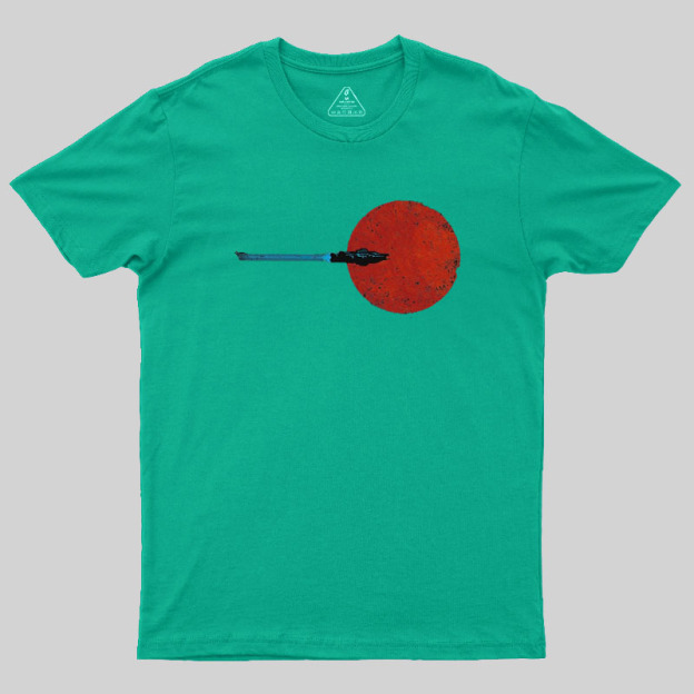 Flight Over Mars Geek T-Shirt