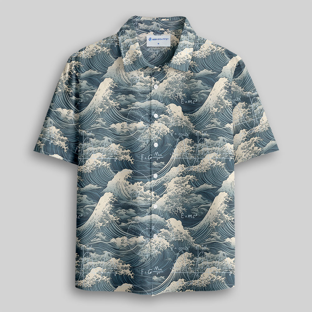 Wave of Genius Button Up Pocket Shirt