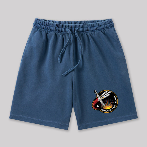 Project Savior Geeky Washed Shorts