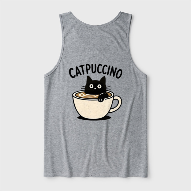 Catpuccino Ultra Soft Heather Tank