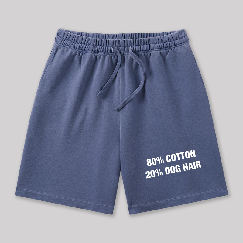 80 Cotton 20 Dog Hair Geeky Washed Shorts