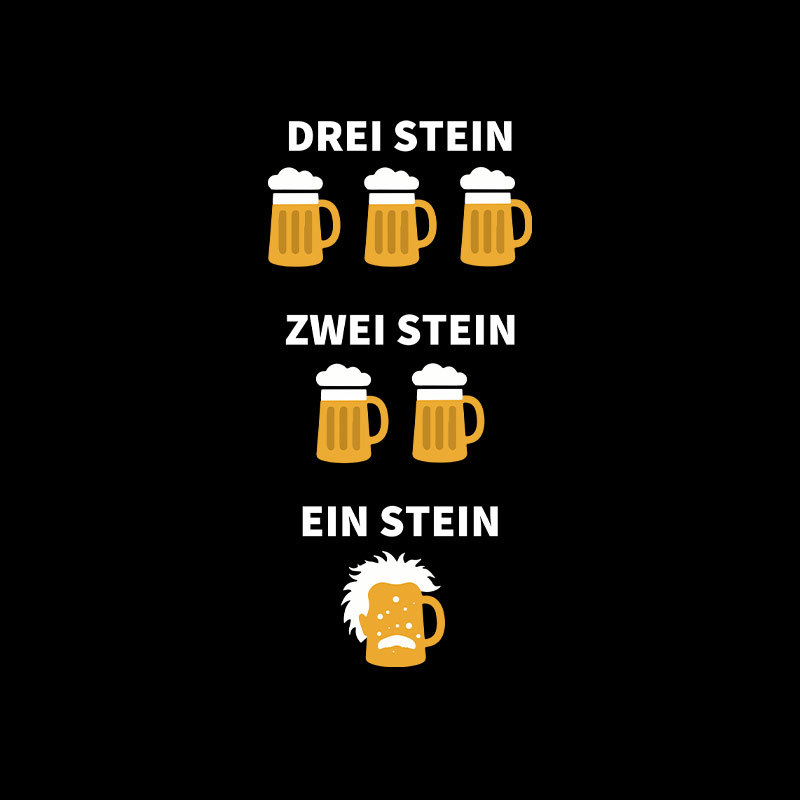Ein Stein Geek T-Shirt