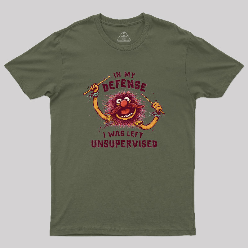 I Was Left Unsupervised Geek T-Shirt