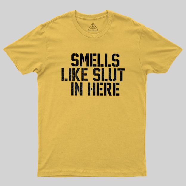 Offensive Smells Like Slut In Here Geek T-Shirt