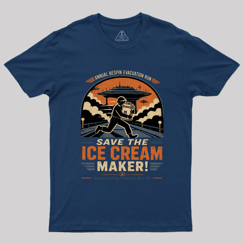 Save The Ice Cream Maker Geek T-Shirt