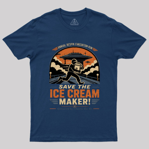 Save The Ice Cream Maker Geek T-Shirt