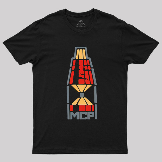 Block Space Rocket Coding Geek T-Shirt