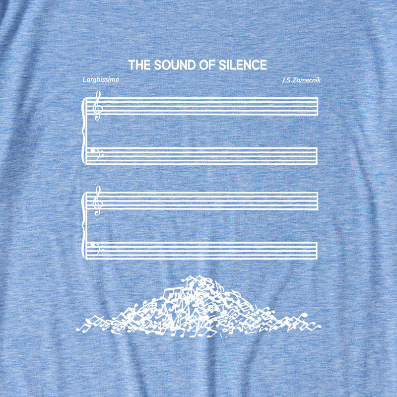 The Sound Of Silence music sheets Ultra Soft Heather Tees