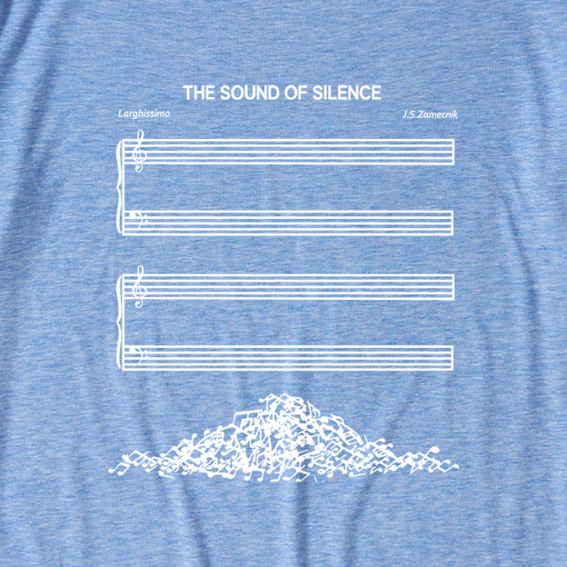 The Sound Of Silence music sheets Ultra Soft Heather Tees