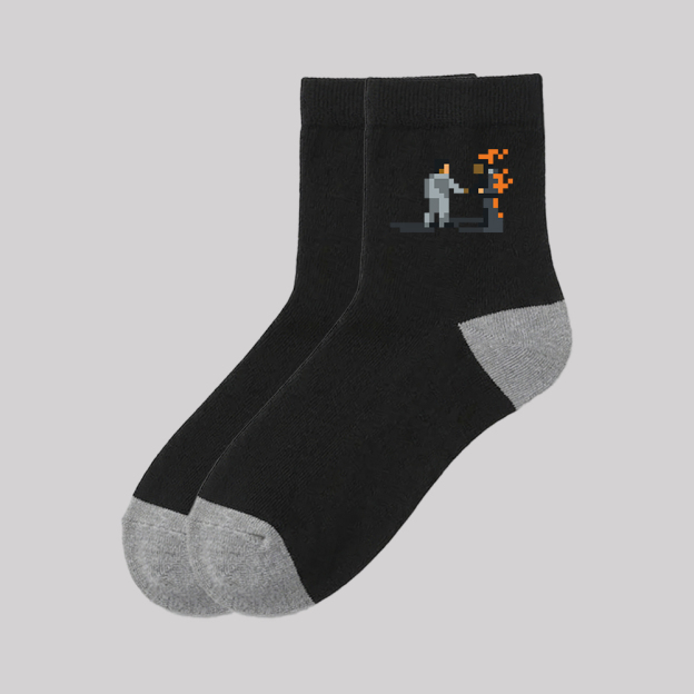 Wish You Were Here Geek Cotton Daily Socks