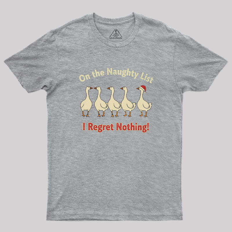 On the Naughty List Geek T-Shirt