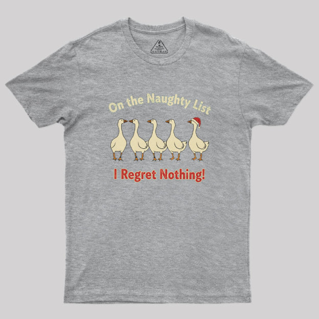 On the Naughty List Geek T-Shirt