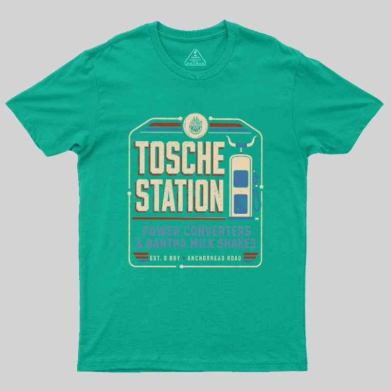 Space Gas Station Power Converter Geek T-Shirt