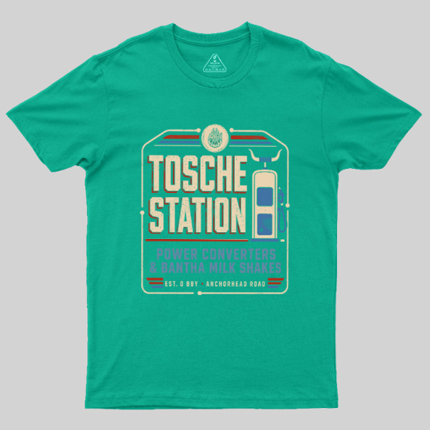 Space Gas Station Power Converter Geek T-Shirt