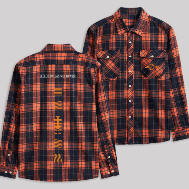 The Fifth Element Plaid Flannel Shirt