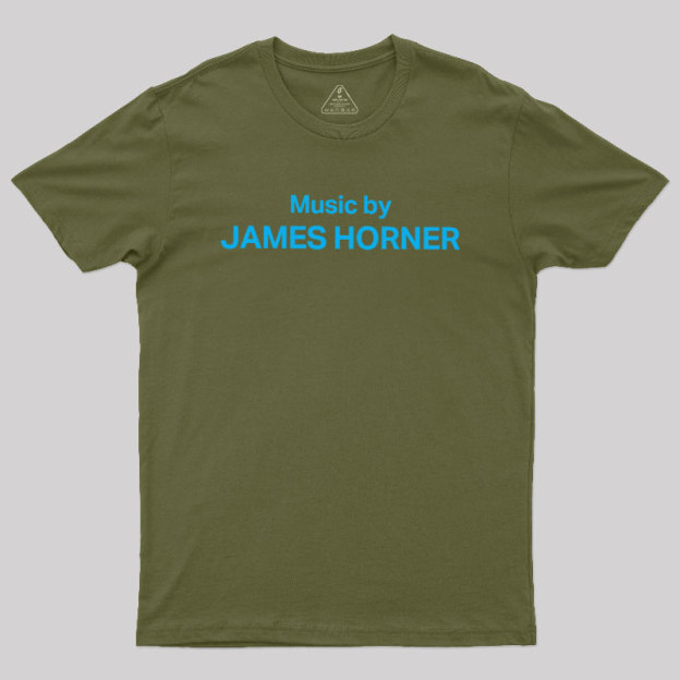 Music by James Horner Geek T-Shirt