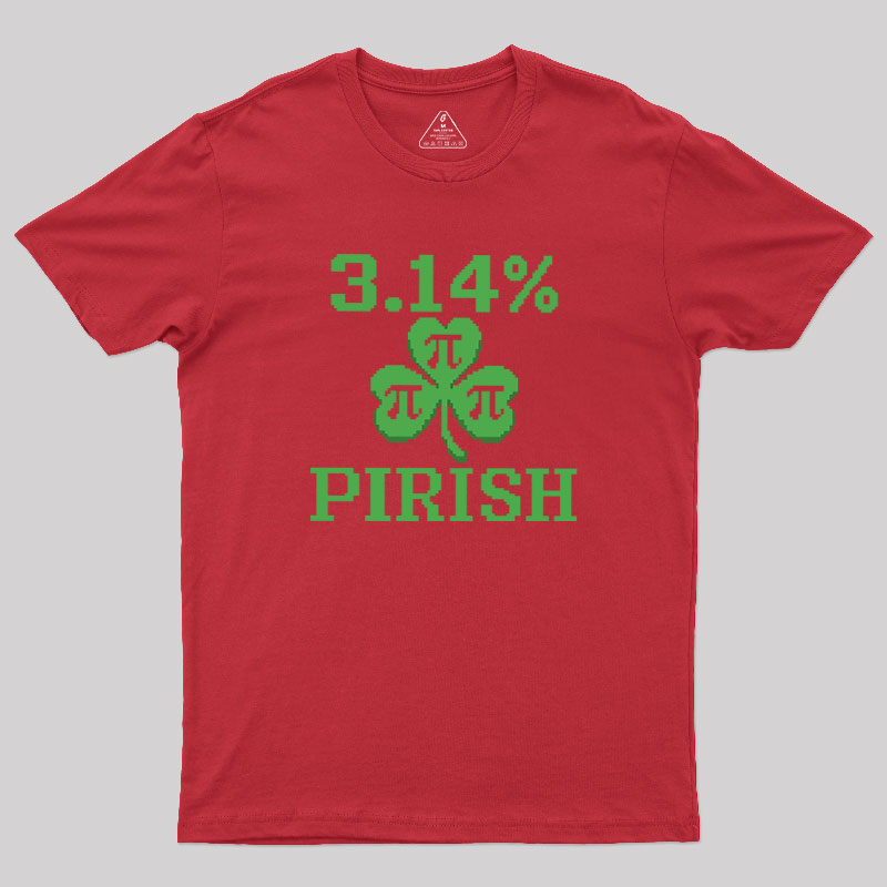 Pi-rish Humor Geek T-Shirt
