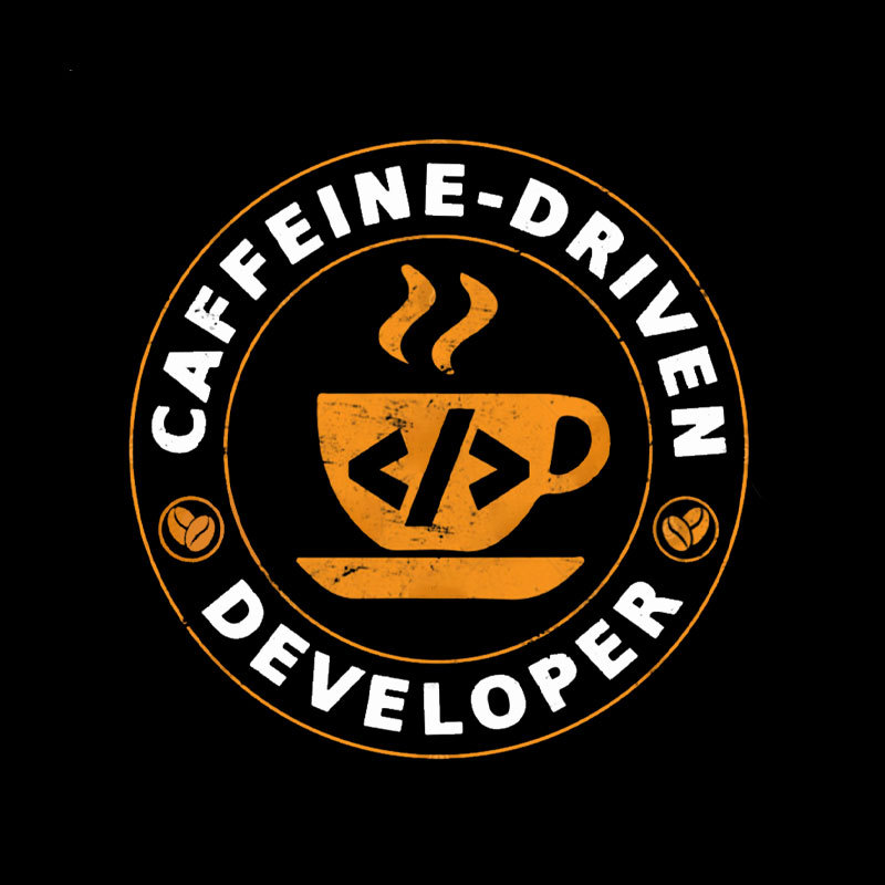 Caffeine Driven Developer Geek T-Shirt