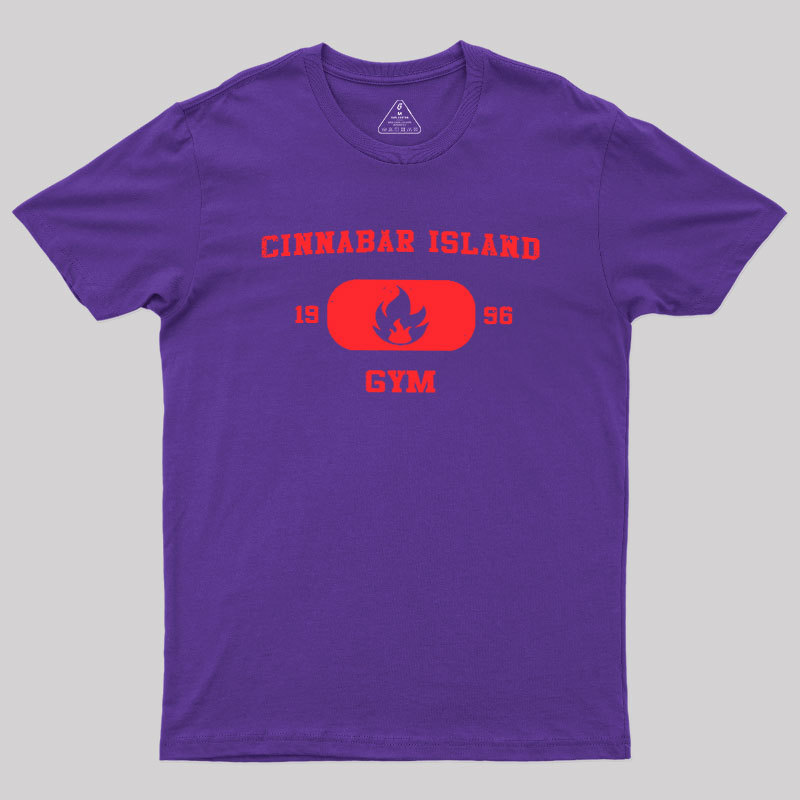 Cinnabar Island Gym Geek T-Shirt