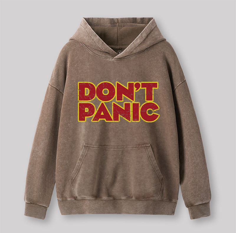 Don't Panic Washed Hoodie