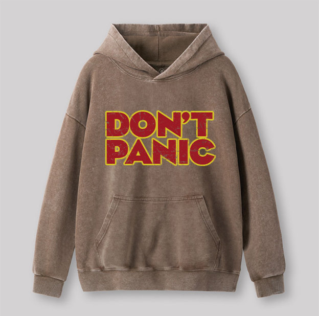 Don't Panic Washed Hoodie