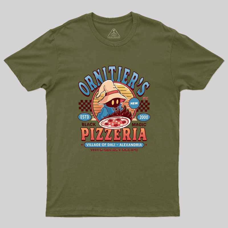 Ornitier Pizzeria Vintage Geek T-Shirt