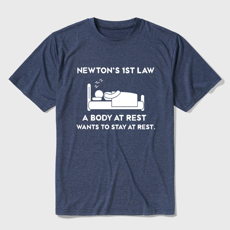 Newton's First Law Ultra Soft Heather Tee