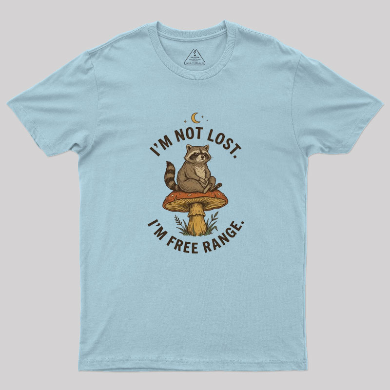 Free Range Raccoon Geek T-Shirt
