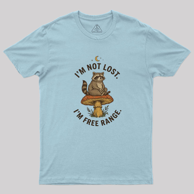 Free Range Raccoon Geek T-Shirt