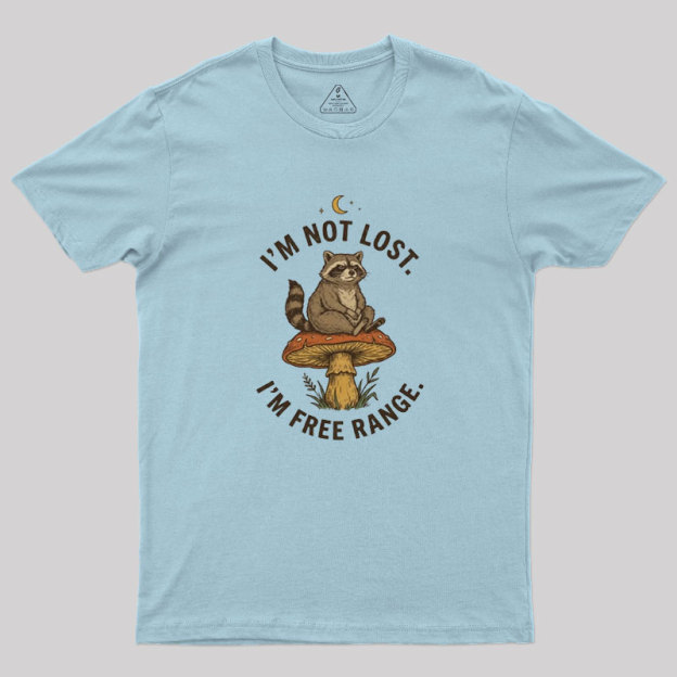 Free Range Raccoon Geek T-Shirt