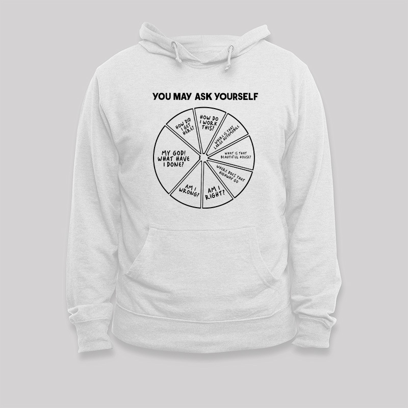 You May Ask Yourself Geek Hoodie