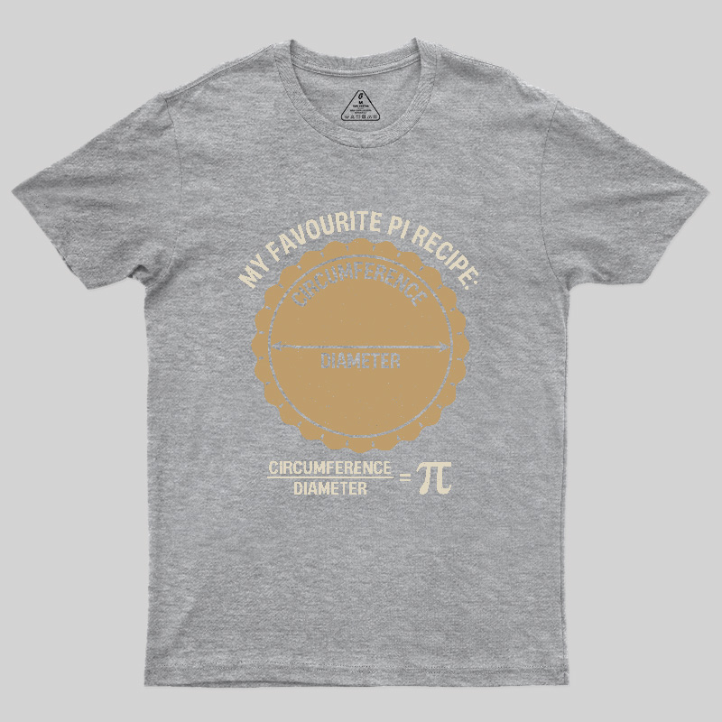 Favorite Pi Recipe Geek T-Shirt