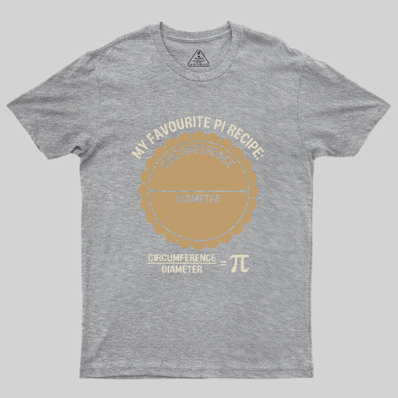 Favorite Pi Recipe Geek T-Shirt