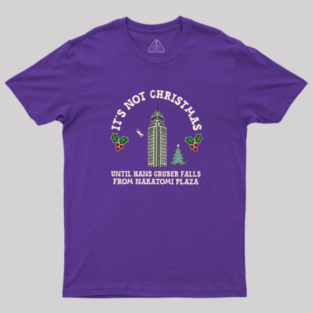 Hans Gruber Christmas Geek T-Shirt