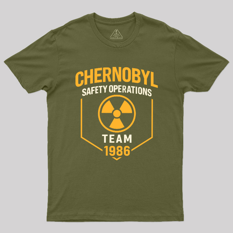 Chernobyl 1986 Safety Operations Team Geek T-Shirt