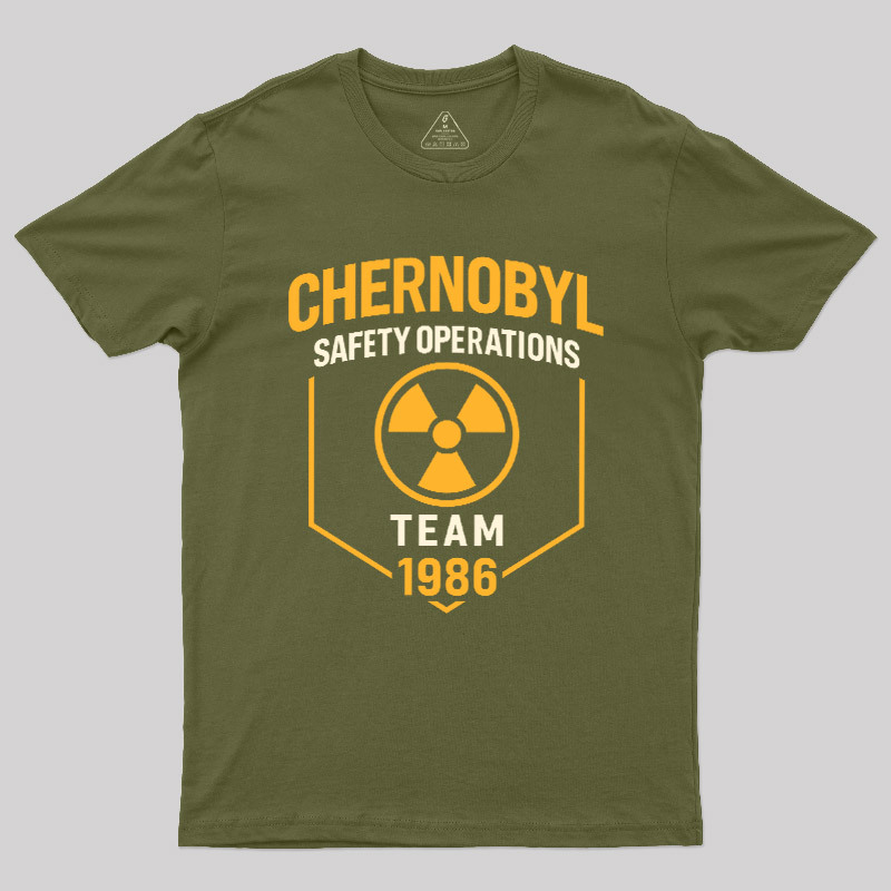 Chernobyl 1986 Safety Operations Team Geek T-Shirt