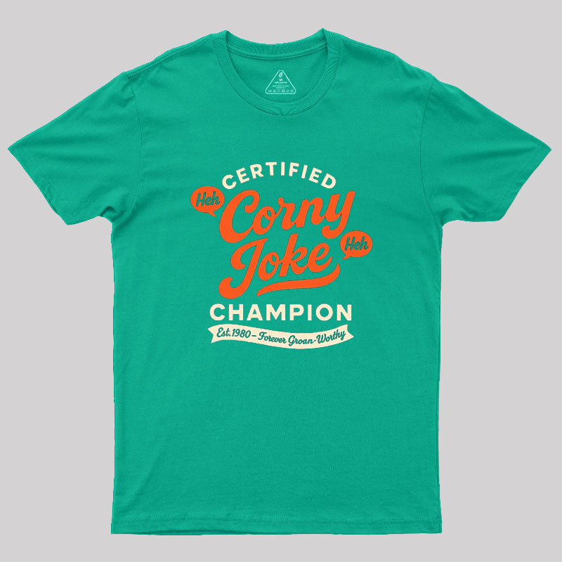 Retro Certified Corny Joke Geek T-Shirt