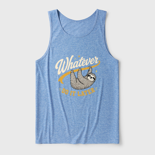 Whatever Do It Later Ultra Soft Heather Tank