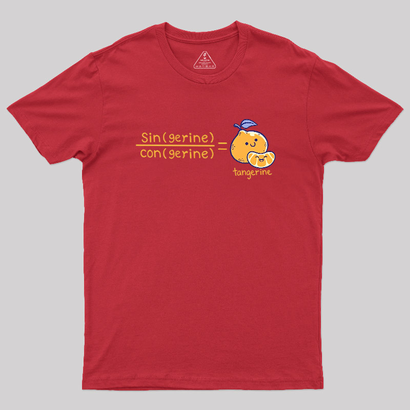 Tangerine Math Pun Geek T-Shirt