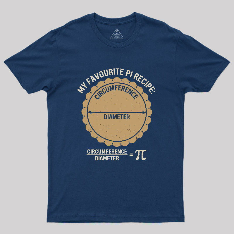 Favorite Pi Recipe Geek T-Shirt