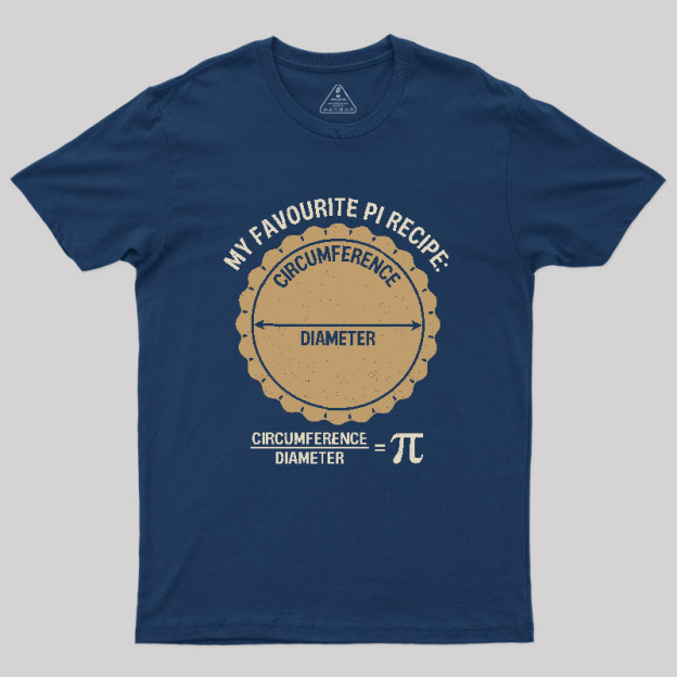 Favorite Pi Recipe Geek T-Shirt