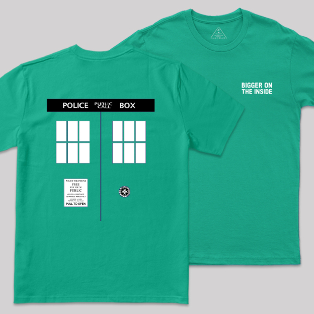 Bigger on the Inside Geek T-Shirt